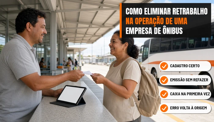 Imagem ilustrativa: Como eliminar retrabalho na operação de uma empresa de ônibus